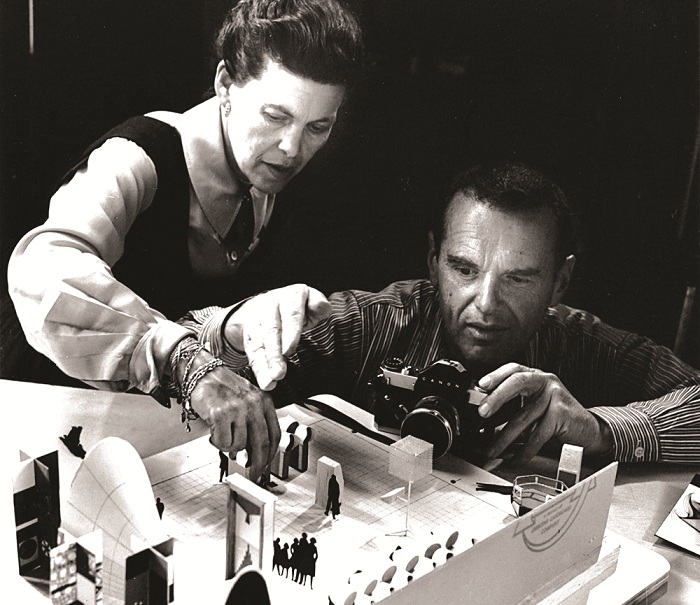 Charles Eames va Ray Eames la ai 3